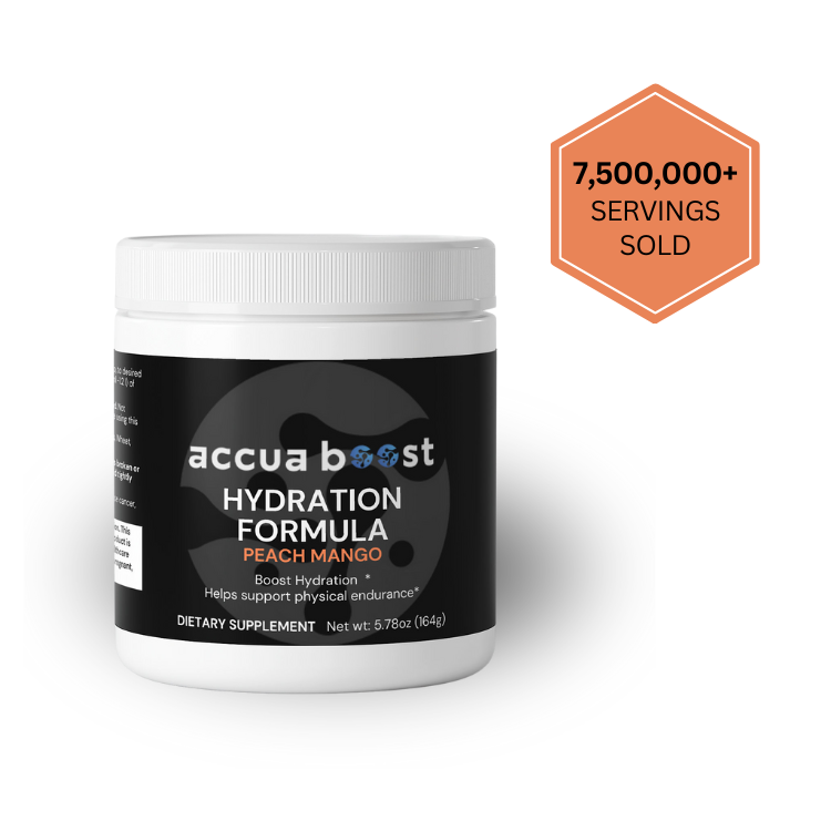 AccuaBoost Electrolytes Hydration Formula (Peach Mango)